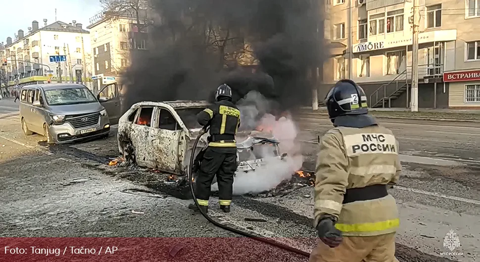 У нападу на Белгород погинуло 10 људи међу којима и дијете, повријеђено 45