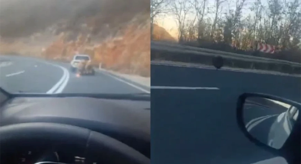 Samo u BiH: Vozio bez jednog točka, ignorisao druge vozače koji su ga upozoravali