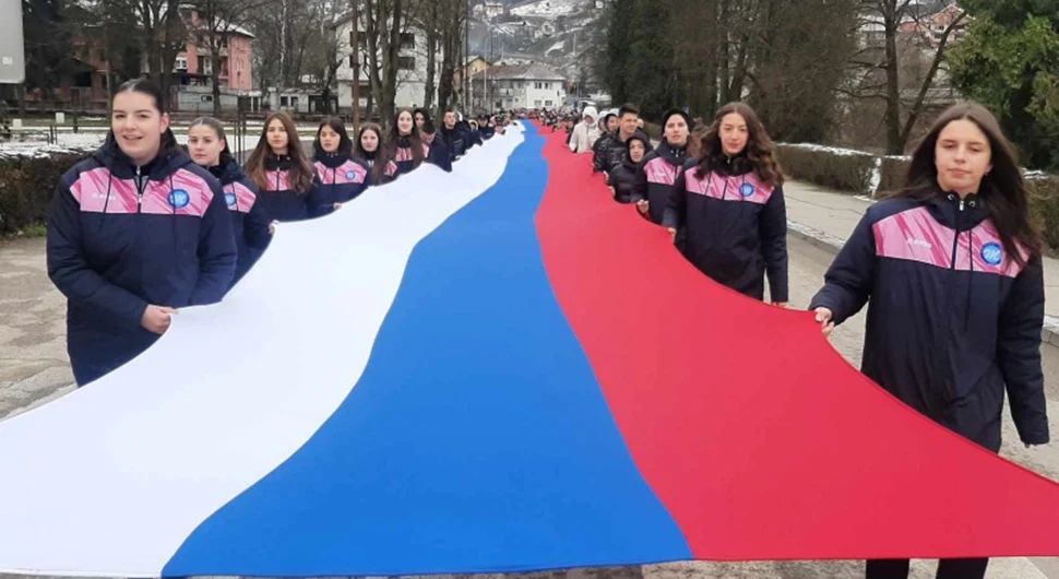 Foča u bojama slobode, jednakosti i bratstva