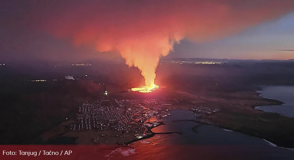 Узбуна на највишем нивоу због ерупције вулкана на Исланду