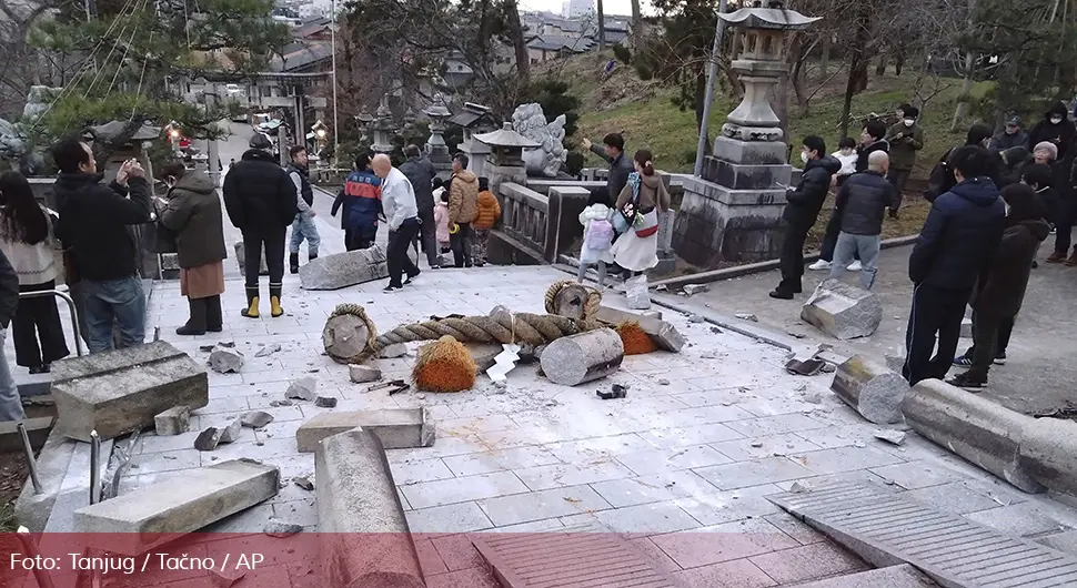 Dvije žrtve zemljotresa u Japanu