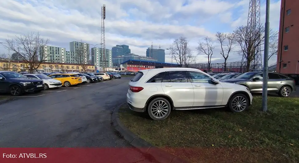 Може ли тако у Белгији: Возач мерцедеса свог љубимца паркирао на трави