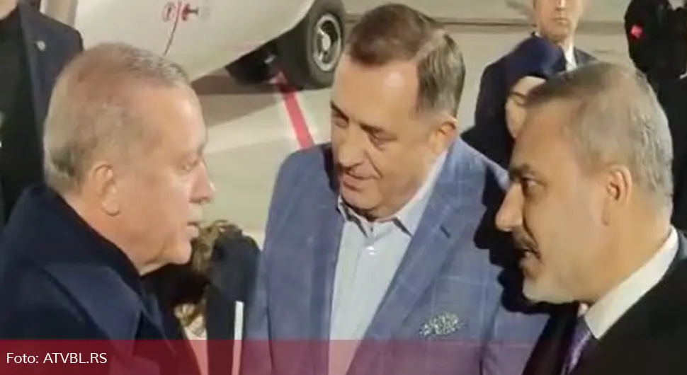 Додик стигао у Анталију и срео се са Ердоганом