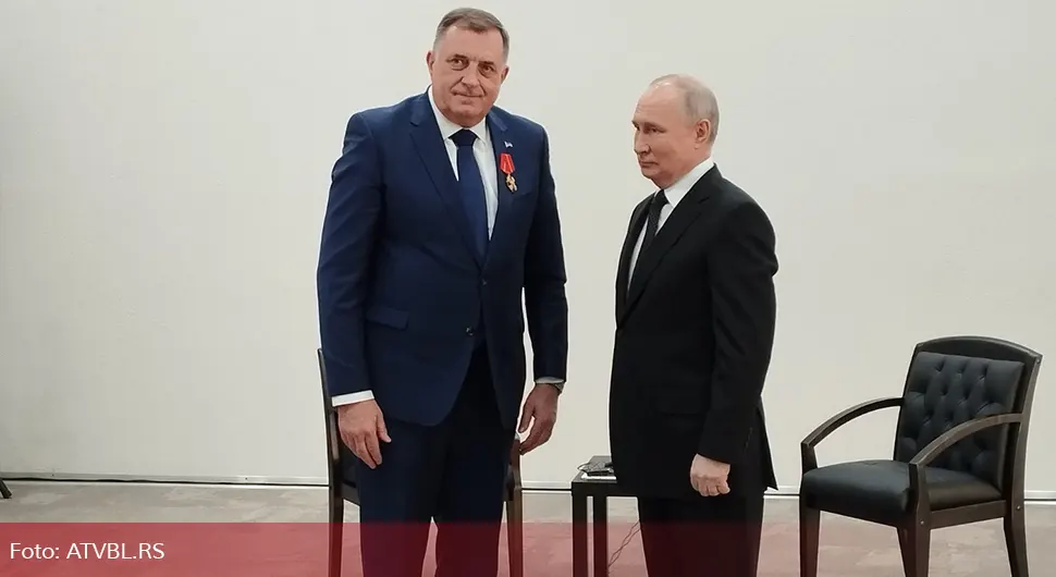 Додику уручен Орден Александра Невског: Хвала Путину, указао ми је велику част!