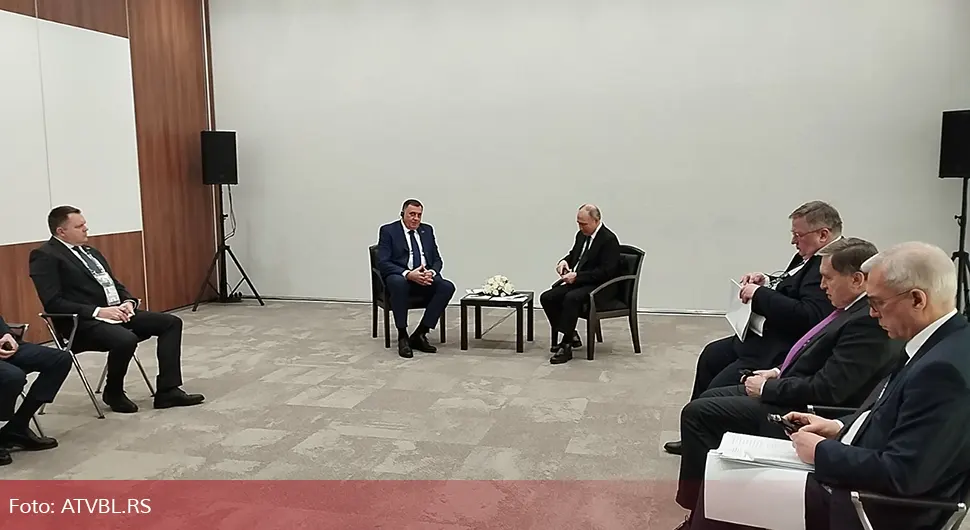 Састали се Додик и Путин у Казању: Пријатељска позиција Српске и Русије