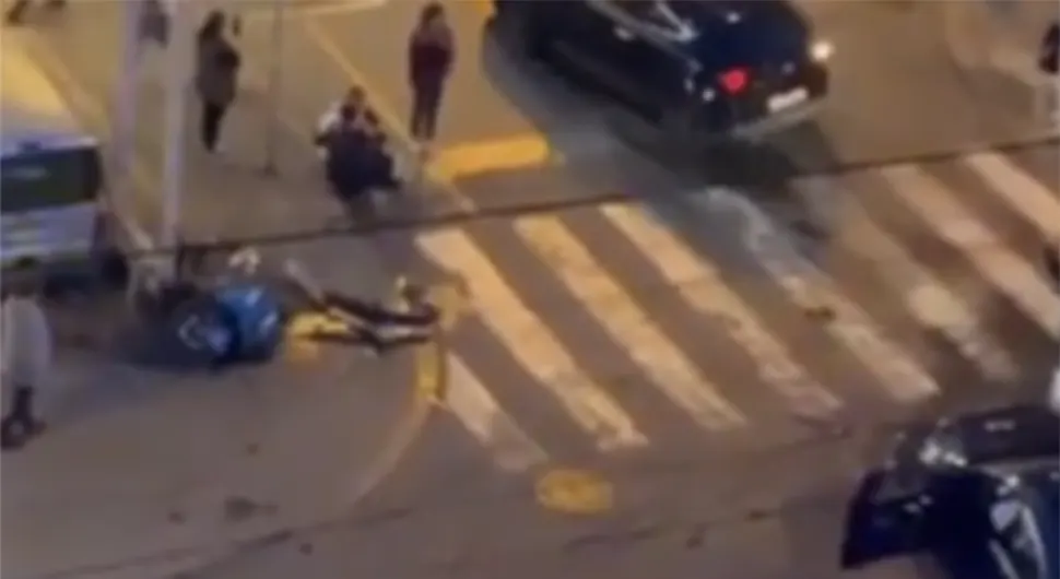 Уништена му је нога: Страшна несрећа, мотоциклиста летио 10 метара
