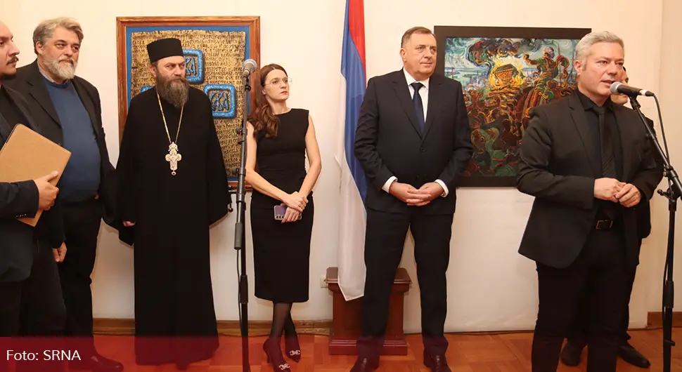 Dodik otvorio izložbu o Svetom Savi u Banskom dvoru