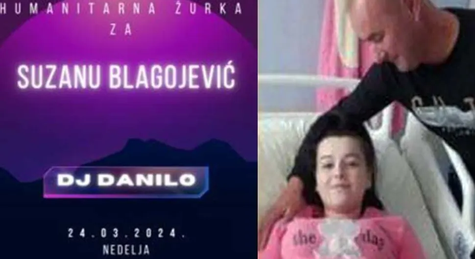 Mladoj Dubičanki potrebna pomoć: Humanitarna žurka za Suzanu Blagojević