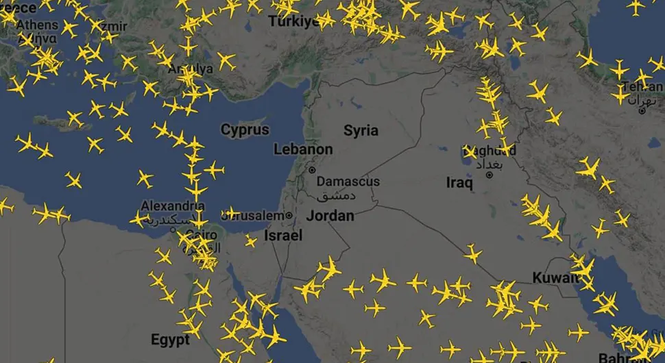 Kako sada izgleda nebo iznad Bliskog istoka