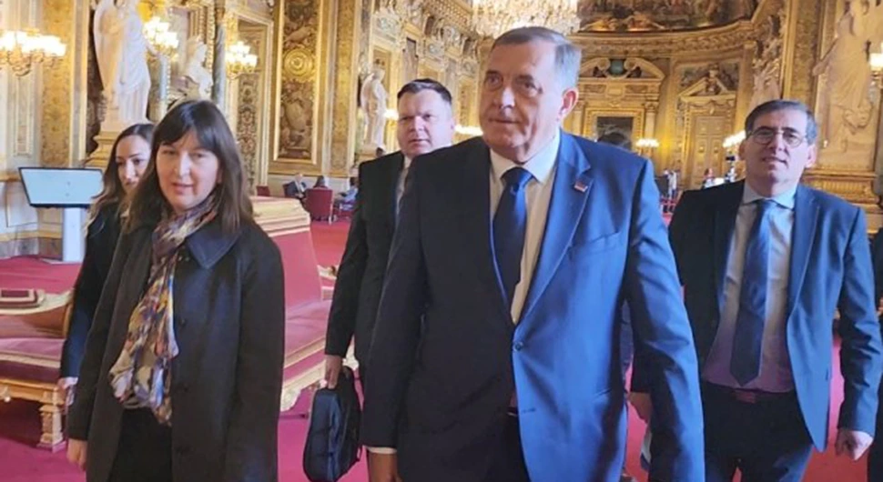 Dodik u Parizu sa francuskim senatorima