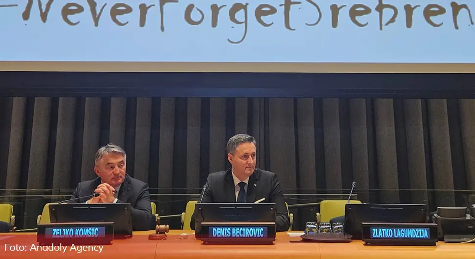 Nastavljaju se pokušaju etiketiranja srpskog naroda: Bećirović i Komšić u UN predstavili nacrt sramne rezolucije