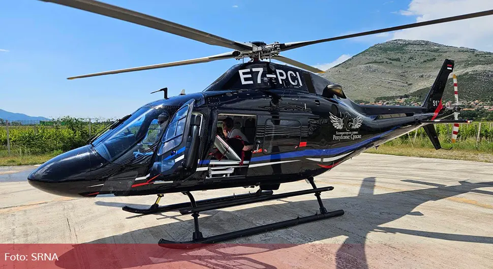 Helikopter prekinuo gašenje požara zbog transporta pacijenta iz Trebinja u Banjaluka