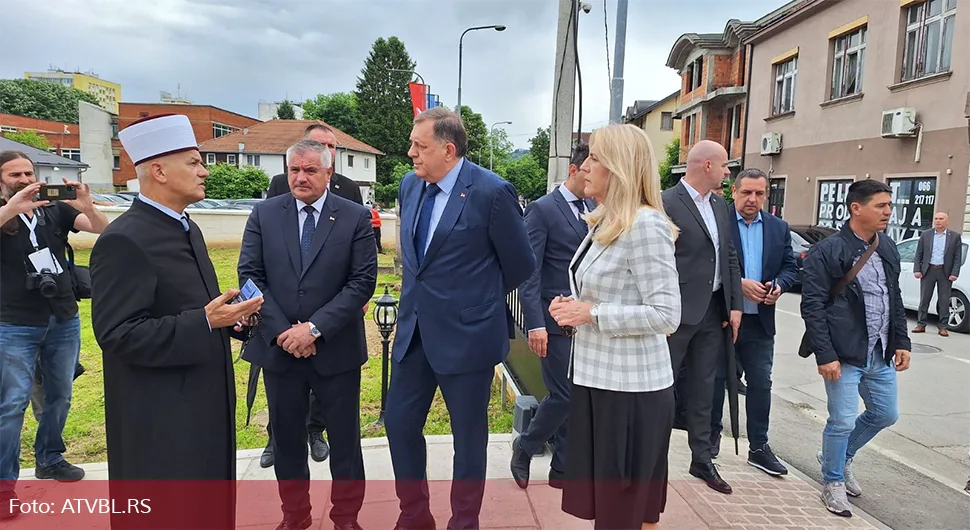Dodik, Cvijanovićeva i Višković stigli na otvaranje Arnaudije