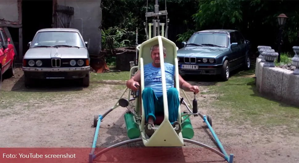 Autolimar Ljubiša sam napravio helikopter