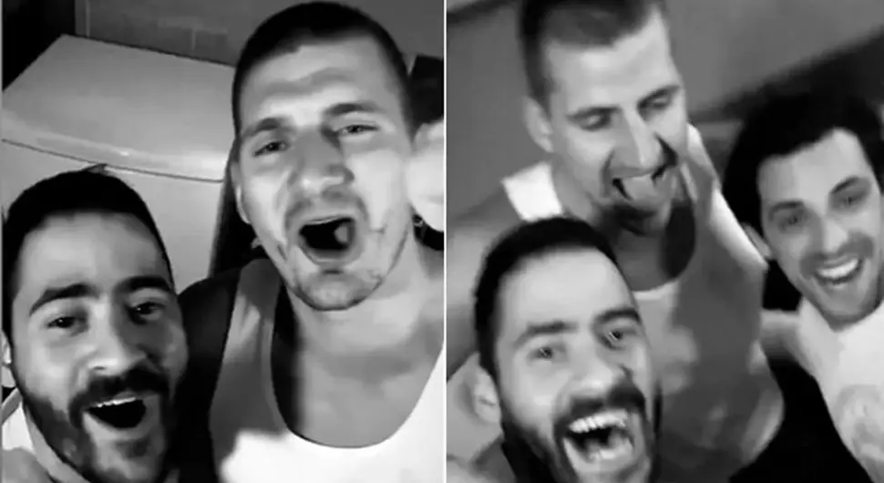 Хит снимак: Никола Јокић у екстази пјева Џејев хит послије побједе свог коња у елитној трци