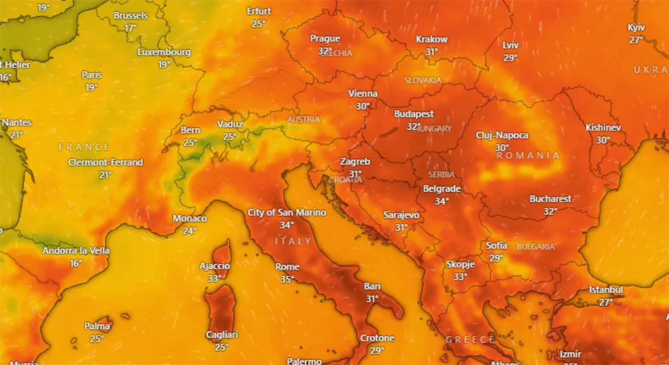 Stiže nam vremenski preokret: U srijedu 35 stepeni