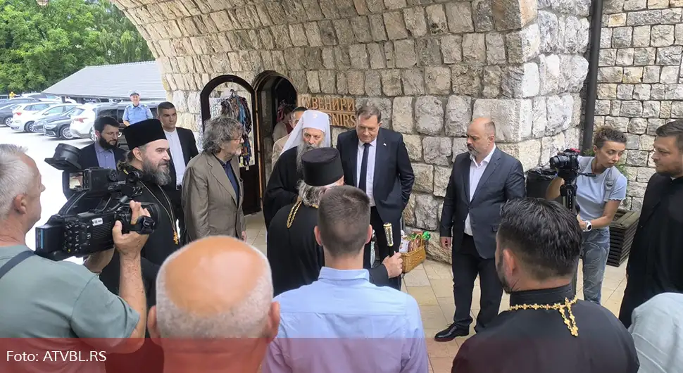 Додик и патријарх Порфирије у Андрићграду: Присуствују 