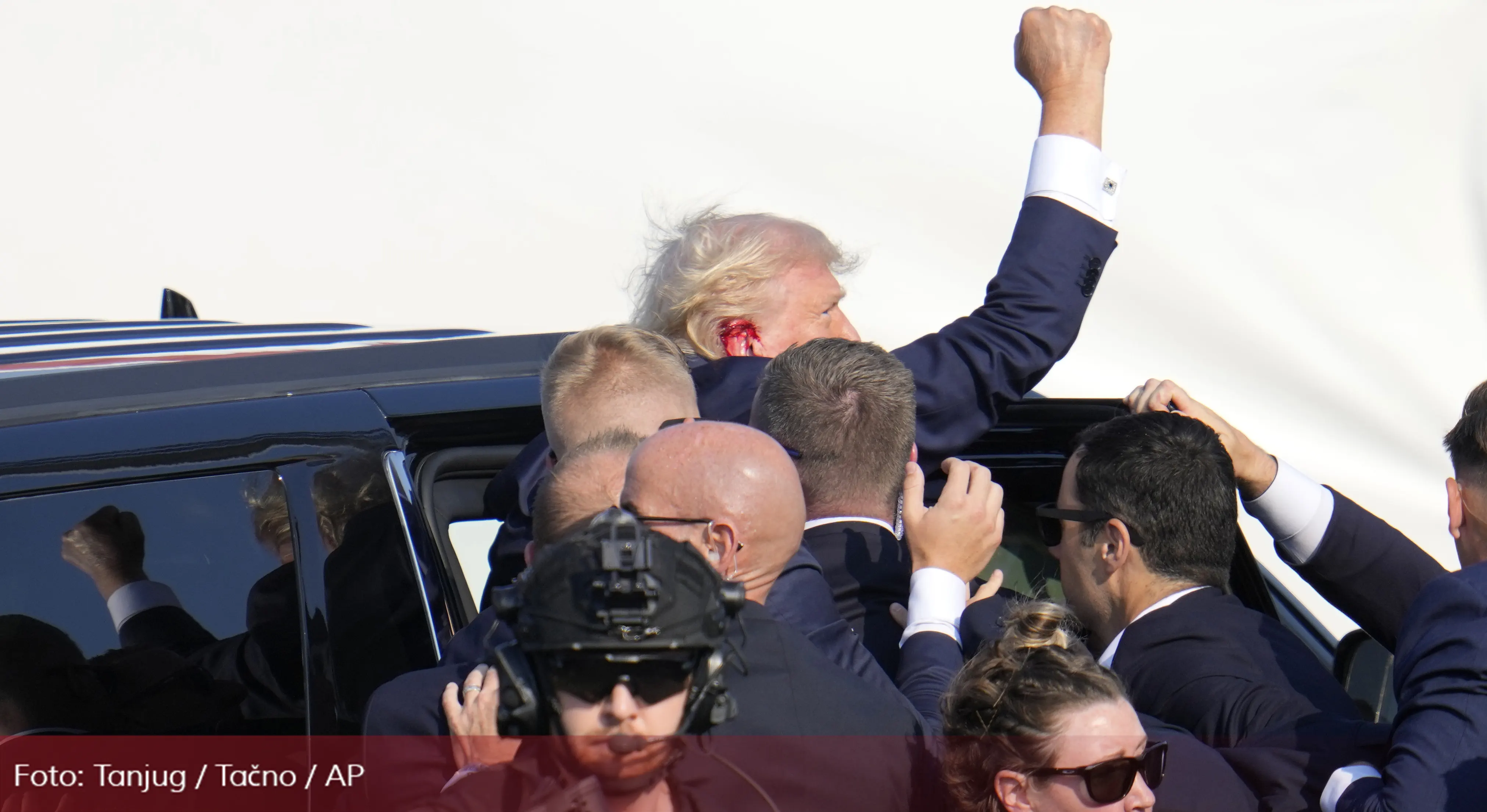 Цртеж јасно показује колико је Трамп био близу смрти