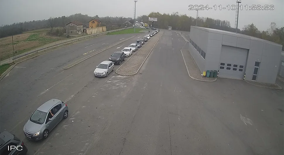 Gužve na pojedinim graničnim prelazima