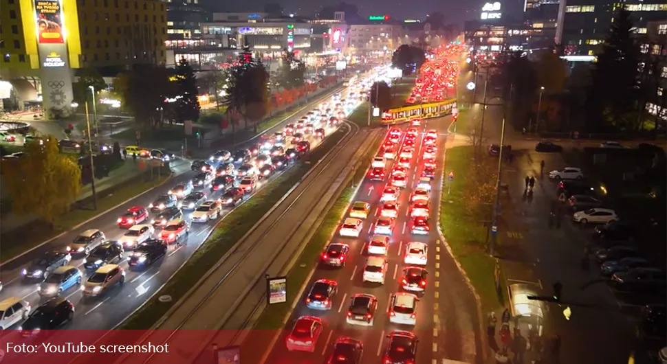 Saobraćajni kolaps u Sarajevu: Grad paralisan