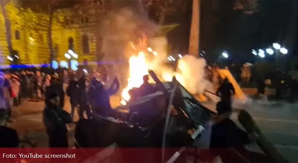 Protesti u Gruziji - hospitalizovane 44 osobe, policija koristila vodene topove