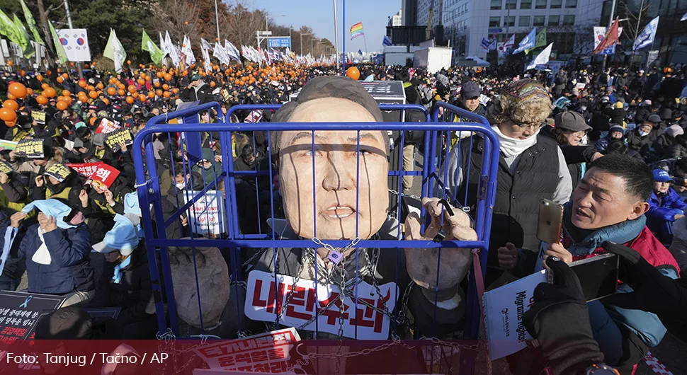 U parlamentu Južne Koreje ponovo glasanje za opoziv predsjednika, protesti širom zemlje