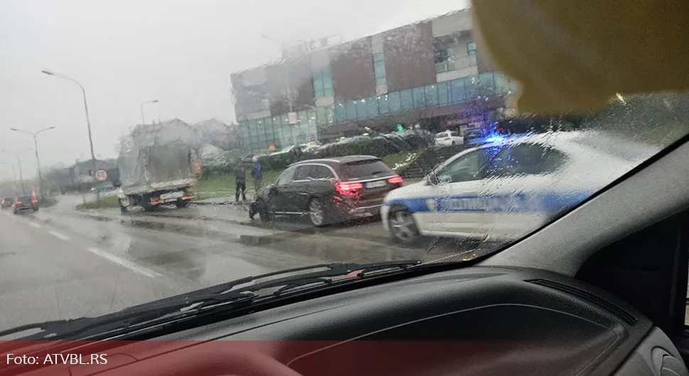 Sudar kod Centruma: Policija na terenu