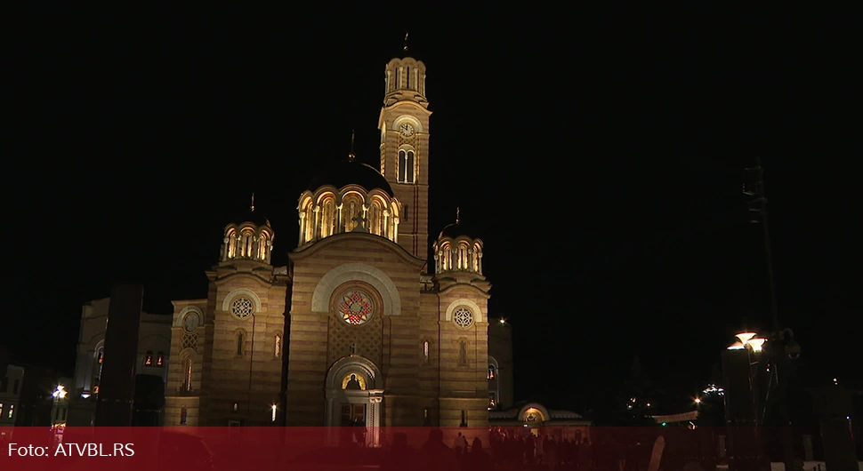 U ponoć Sveta arhijerejska liturgija u Sabornom hramu Hrista Spasitelja