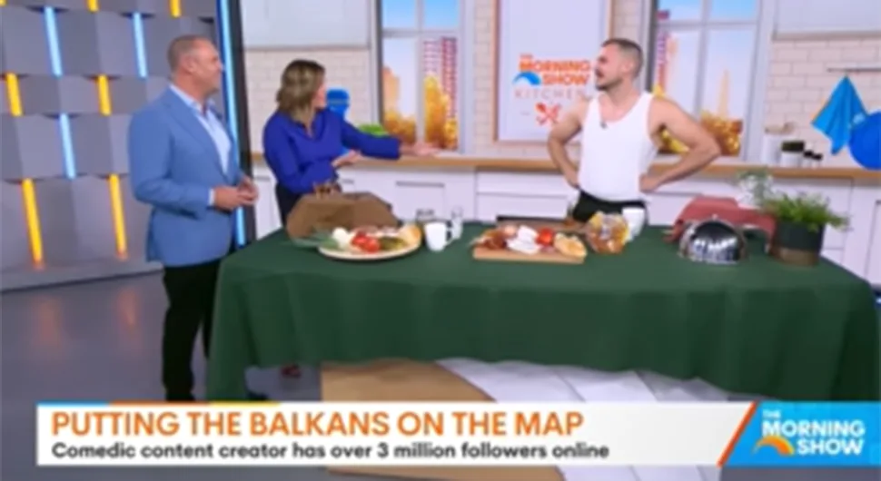 Miloš na televiziji u Australiji predstavio balkanski doručak: 'Ne treba vam escajg'