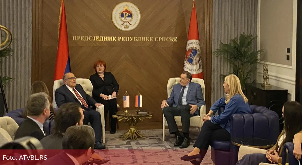 Predsjednik Dodik sa Đulijanijem u Banjaluci