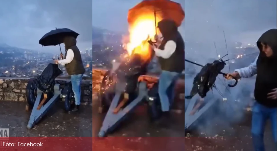 Sekunde do katastrofe: Sarajevski ramazanski top mogao pogoditi neopreznog šetača