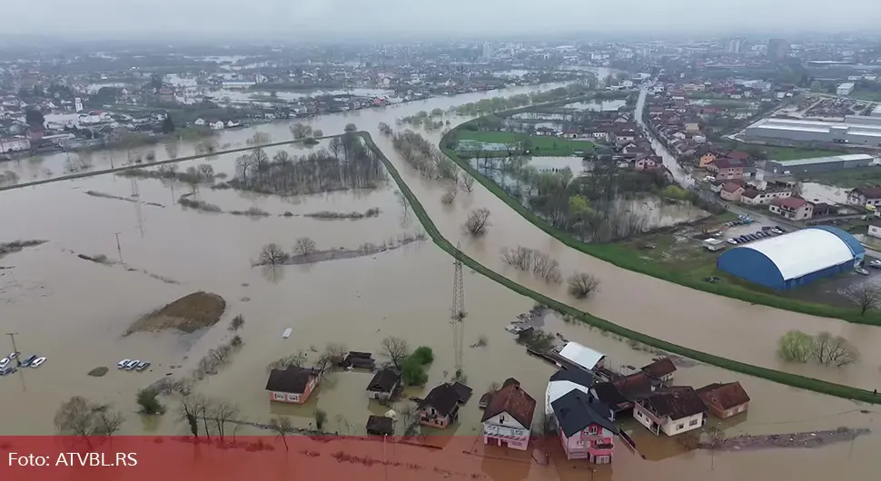 Poplave u Prijedoru: Ovako izgledaju Gomjenica i Tukovi iz vazduha