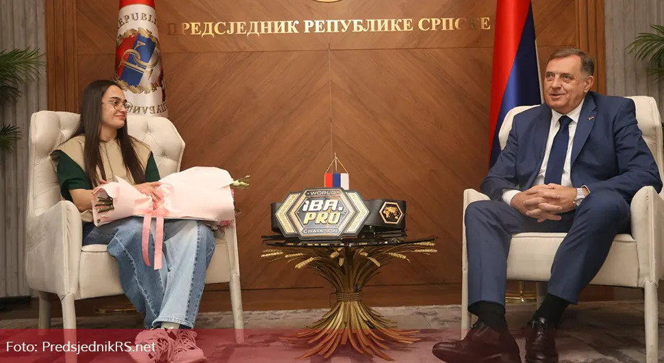 Додик уприличио пријем за Сару Ћирковић