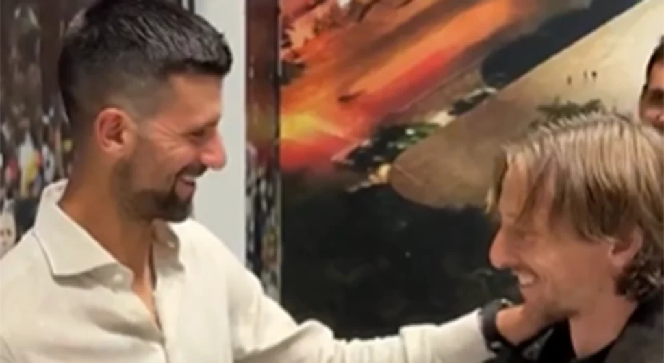Otkriveno šta je Đoković rekao Modriću uz psovku