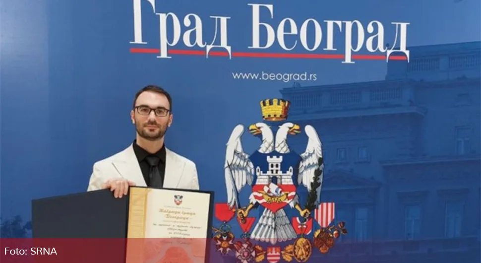 Trebinjac Marko dobitnik nagrade Grada Beograda 'Despot Stefan Lazarević'