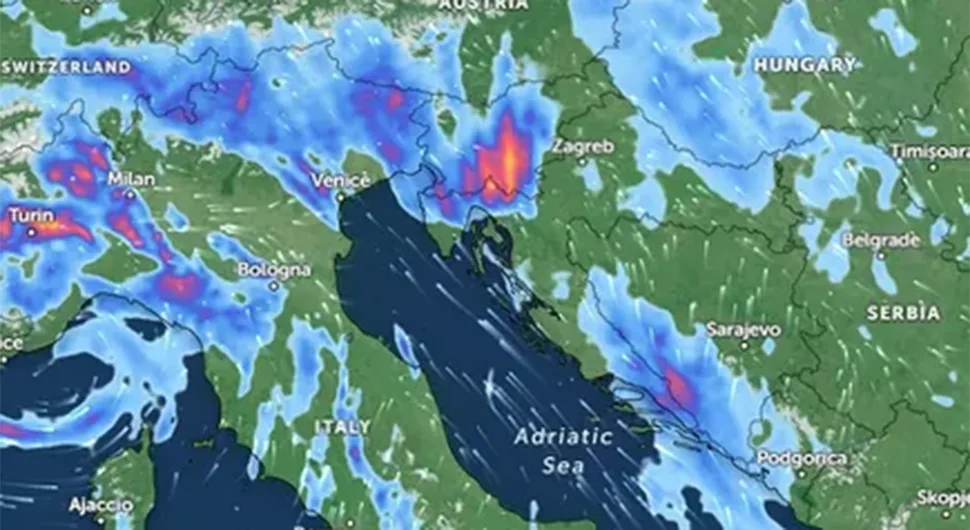 Ciklon kao uragan kruži nad Еvropom