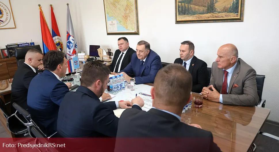 Dodik sa načelnicima opština Sokolac i Rogatica: Nastavak podrške svim lokalnim zajednicama