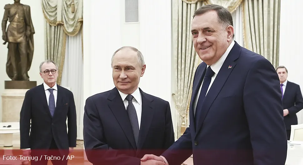 Додик: За разлику од Запада, Путин и ја се залажемо за поштовање Дејтонског споразума