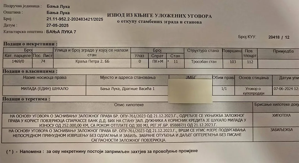 Градски одбор СНСД-а: Станивуковићеви сарадници купују луксузне станове парама из градске касе