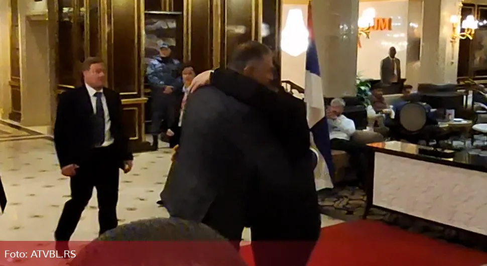Srdačan susret Dodika i Stevandića u Moskvi