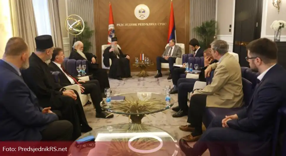Састанак предсједника Српске и митрополита Јоаникија у Бањалуци