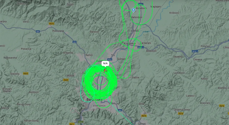 ЕUFOR-ov avion ponovo kruži iznad Banjaluke