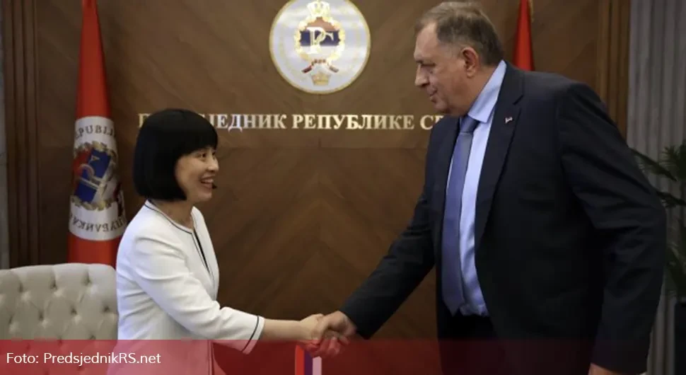Додик са Ли Фан: Српска захвална на принципијелном ставу Кине