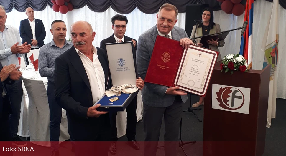Додик уручио Орден Његоша првог реда фирми ''Фореста''