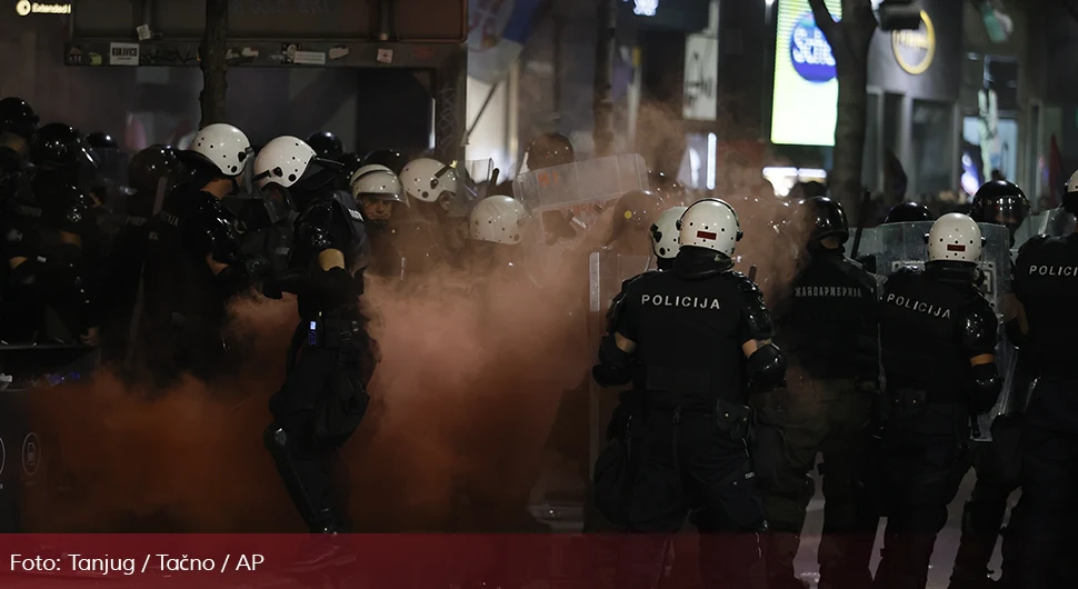 Objavljena imena uhapšenih zbog haosa na protestu u Beogradu
