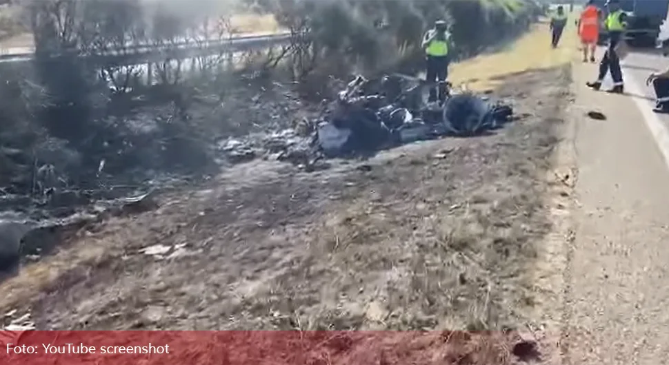 Узнемирујући снимак са мјеста гдје је погинуо Диого Жота