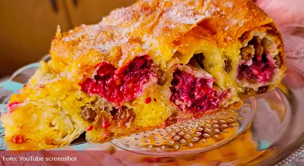Сочна пита са малинама из снова