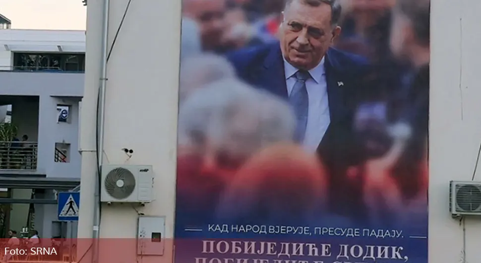 ''Kad narod vjeruje, presude padaju'': Postavljeni bilbordi podrške predsjedniku Dodiku